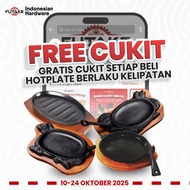 Cast Iron Steak Hotplate • Animal-Style Hot Plate • Free Cut Every Purchase
