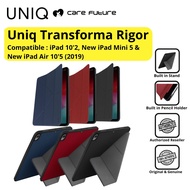 Uniq Transforma Rigor Compatible For i Pad 102 New i Pad Mini 5 New i Pad Air 10.5 (2019) Black