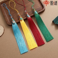 Enamel Colorful Tassel Pendant - Hanfu Style Accessories for Fans, Swords, Lanterns, Waist Ornaments