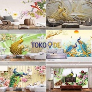 3D Wallpaper Custom Wallpaper 3D Wallpaper Merak Wallpaper Burung 3D