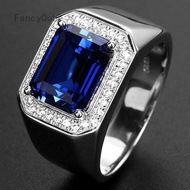 Retro Gem Plated 925 Sterling Silver Cubic Zirconia Ring Jewelry
