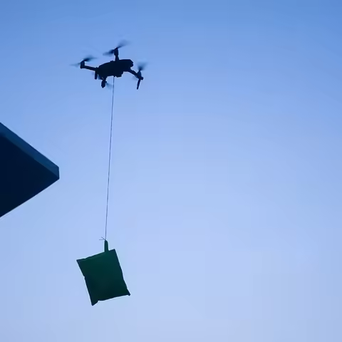 Remote Control Airdrop Servo Kit Parabolic with Landing Gear for DJI Mavic 2 Zoom / Mavic 2 Pro Dron