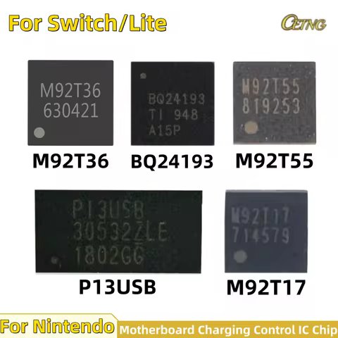 M92T36 For Nintendo Switch Console IC Chip Motherboard Charging Control Modchip Repair Parts BQ24193