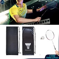 1pcs Plush Cloth Badminton Racket Ball Bag Single Shoulder Diagonalf Portable Badminton Racket Bag