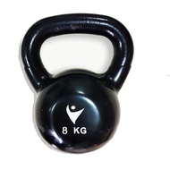 Lime Kettlebells, Kettlebells, High Quality Rubber Handle Dumbbells 8kg