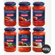 BARILLA Assorted Italian Pasta Sauce 400g – Bolognese, Basilico, Ricotta, Arrabbiata, Napoletana