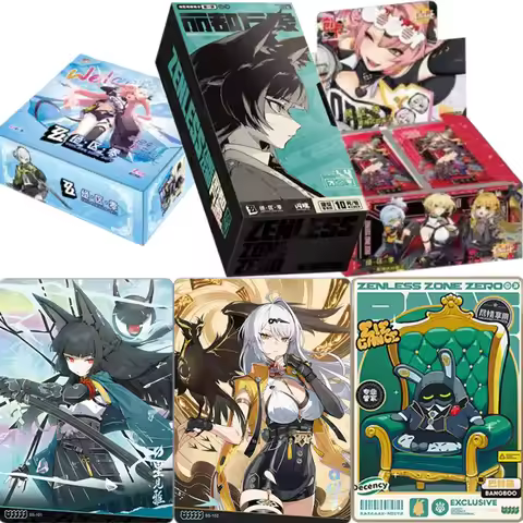 Original Zenless Zone Zero Lido Vientiane Collection Card Volume 1 Anime Game Character Collectible 