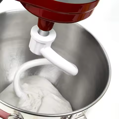 -ABPO Spiral Coated Metal Dough Hook For Kitchenaid 6QT Vertical Lifting Mixer Bowl KV25G0X KV25G8X 