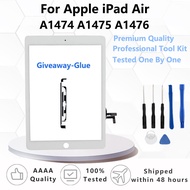 New For iPad Air 1 iPad 5 LCD Outer Touch Screen Digitizer Front Sensor Glass  Replacement A1475 A14
