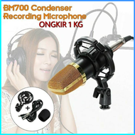 COD TaffSTUDIO Mikrofon Kondenser Studio dengan Shock Proof Mount / mikrofon karaoke suara jernih yo