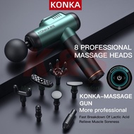 Quick Delivery KONKA Massage Gun 8 Massage Heads Professional Fascia Gun Deep Muscle Massage Relieve