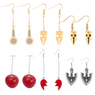 Kujo Jotaro Earring JJBA Jan Pierre Polnareff Earrings Anime Earring Alloy Multicolored Ear Accessor