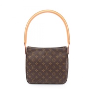 路易威登 Looping MM 單肩手提包 M51146 Monogram 帆布皮革二手 LV