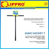 LIPPRO 886 T-SOCKET WRENCH 8 MM 10MM 12 MM 14 MM T-SOCKET WRENCH/ T-SOCKET WRENCH/