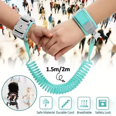 1pcs Baby Child Anti Lost Safety Wrist Link Strap Anti-lost Link Walking Harness Wristbands Wrist St