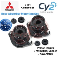 [6 IN 1] Rear Absorber Mounting / ABS MTG Bush for Lancer / Inspira CY4 / CY4A / ASX GA2W / AIRTREK 