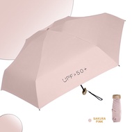 Mini Ultraviolet-Proof Sunny Rain Round Umbrella Portable Drying 6 Aluminum Ribs Canopy Umbrellas 50