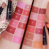 ลิปแท่งดำ Sivanna Colors Matte Lipstick HF308 no1-20 ซีเวียน่า ลิป เนื้อแมท ลิปสติกเนื้อแมท 3.2g