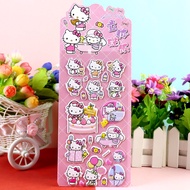 4Pcs Hello Kitty DIY Notebook Album Diary Handbook Decoration Scrapbook Planner 3D Bubble Stickers  