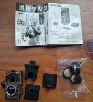 海洋堂 20 世紀 固力果 食玩 相機 單鏡反光機 (金色板)