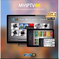 Instant Activation MYIPTV4K MYIPTV Topup Renew New Acct IPTV Android Remote control
