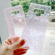 Case Vivo Y12 Y15 Y17 Pearl Bling Glitter Transparent Slim Soft Case