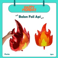 HappyMunday Fire Foil Balloon Fire Foil Balloon