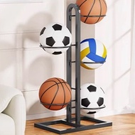 Basketball Ball Storage Rack Stable Freestanding Ball Storage Holder for Storage Volleyball Football