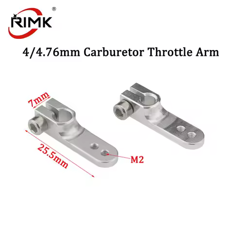 1pc 4mm/4.76mm Hole CNC Clamp Zenoah Type Servo Metal Arm for Carburetor Throttle Lever RC Methanol