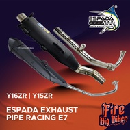 Big Biker Espada Open Exhaust Pipe E7 Y16ZR Y15ZR Y15 Y16 28mm 30mm 32mm CUTTING Y16
