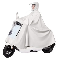 Electric Bike Raincoat Motorcycle Battery Car Special Extra Large Thickened Long Section Full Body Rainproof Poncho Cover Feet Extra Large