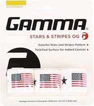 GAMMA Tennis Overgrip, Ideal for Tennis, Pickleball, Squash, Badminton, and Racquetball, Durable and