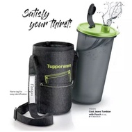 Tupperware High Handolier with Pouch 1.5L Water Bottle Liquid tight