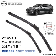 Rubber Soft Wiper Mazda CX-8 CX8 Front Windshield Wiper Blades For Car