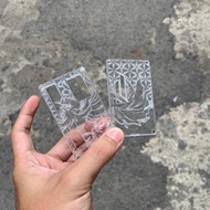 Clear Acrylic Panel Souvenir Cover B80 Phoenix Motif