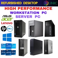 Workstation PC / Server PC /  Computer Set / PC  intel core i3/i5/i7 Xeon Desktop PC [ Refurbished ]
