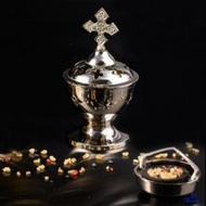 Incense Burner with Charcoal Frankincense Myrrh