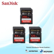 Sd Card 256GB SanDisk Extreme Pro SDXC UHS II Card V60 U3 280MB/s - Official Lifetime Guarantee