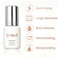FLORIANE 0.5 Second Waterproof Eyelash Extension Glue Custom Lash Glue for Eyelash Extension Black C