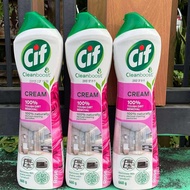 Cif Cleaning Cream  (660ml x 3) ผลิตภัณฑ์ขจัดคราบฝั่งลึก กลิ่นเลม่อน และ ออริจินัล 660 ml Cif Cream 