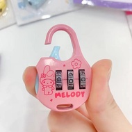 Coded Lock Number Lock Padlock Sanryo Zanrio Multifunction Number Padlock/