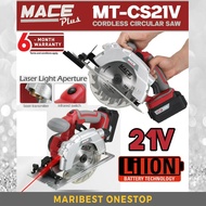 Mace Plus MT-CS21V Cordless Circular Saw Laser Light Aperture 4.0AH Lithium Battery Cutting Machine