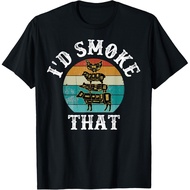 Men's cotton T-shirt I'd Smoke That T-Shirt 4XL , 5XL , 6XL