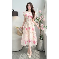 TuTu Store Design Metallic Chiffon Dress Suitable for Work for Women - Code D1351