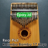 Kalimba 17 Keys Bamboo Mbira Africa Bamboo Piano Not Gecko