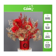 Eastern peach branches 6 branches - 12 branches - derco decorative bronze branches