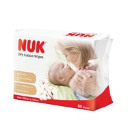 Nuk Dry Cotton Wipes (80pc x 6)