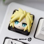 Final Fantasy FF7~Tifa Alice Personalized Resin Art Keycap Papan Kekunci Mekanikal Hadiah Cap Kekunc