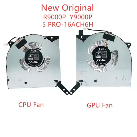 New Original Laptop CPU Cooling Fans For Lenovo Legion 5 PRO-16ACH6H R9000P Y9000P IAH7H 2021 Fan 5H