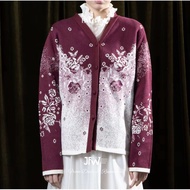 ROSINE KNIT CARDIGAN Blood Red